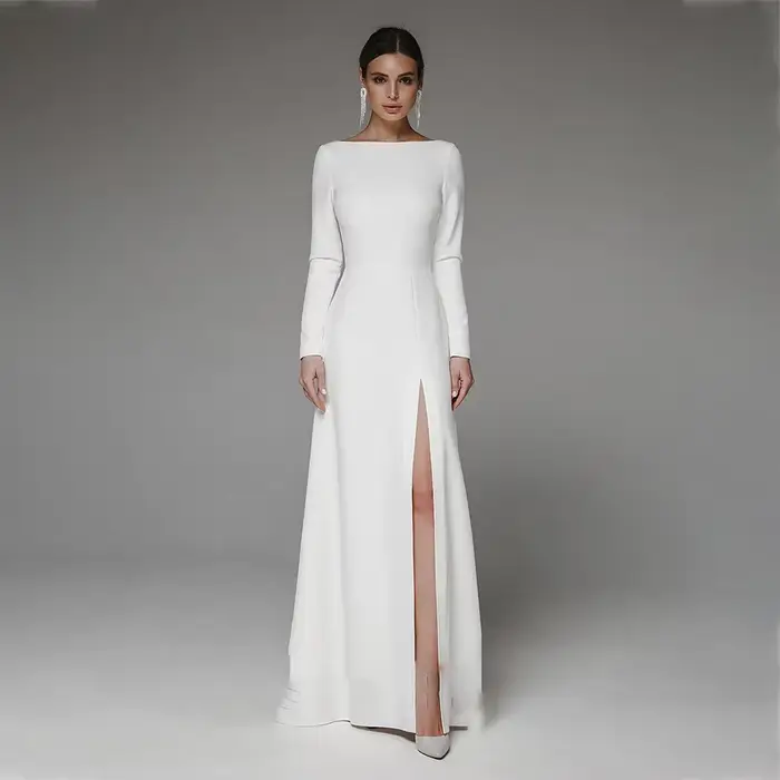 Robes de mariée en Jersey modernes et élégantes