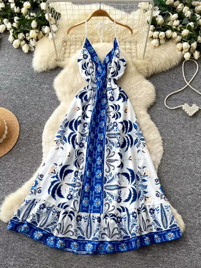 Robe d'été pour femme style vacances