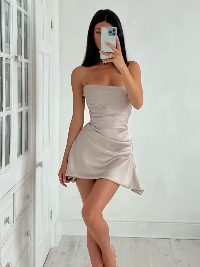 Robe d'invité de mariage d'été pour femmes