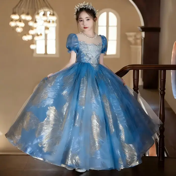 Robe de Princesse Vintage pour Filles 2026