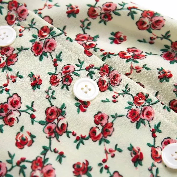 Robe mi-longue à manches courtes et col en V pour femmes