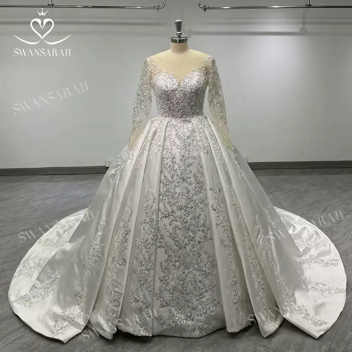Robe de mariée à manches longues