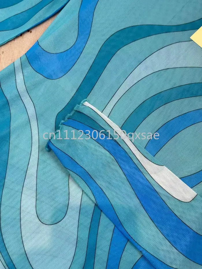 Robes en maille bleues pour femmes