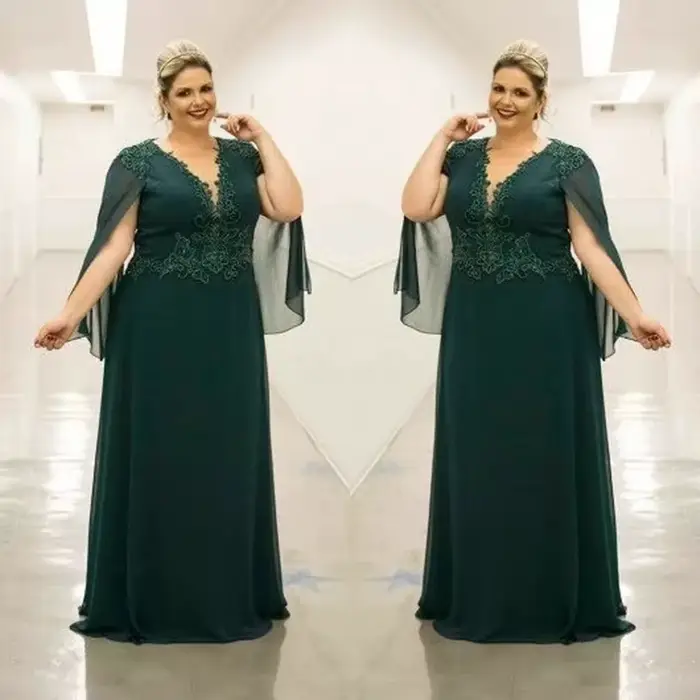 Robes de mère de la mariée, grande taille, perles, robe de mariée d'invité, longues robes de mère de