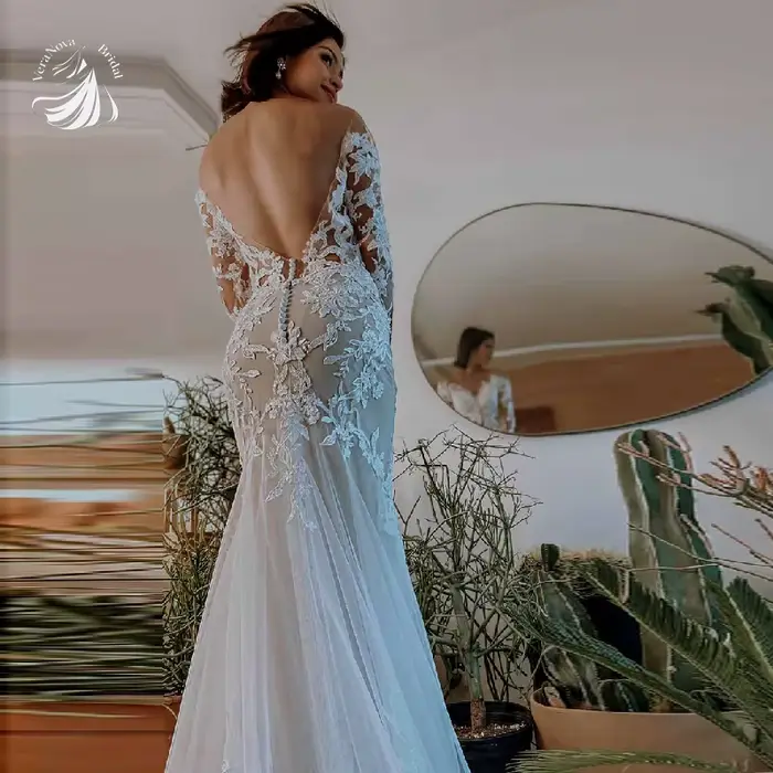 Robe de mariée sirène sexy personnalisée VeraNova