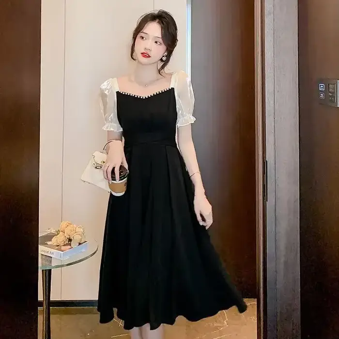 Robes de soirée vertes pour femmes, vêtements noirs, robe de bal rouge, Midi, sensuelle, Sexy, luxe,