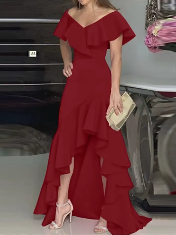 Robe longue de soirée élégante pour femmes