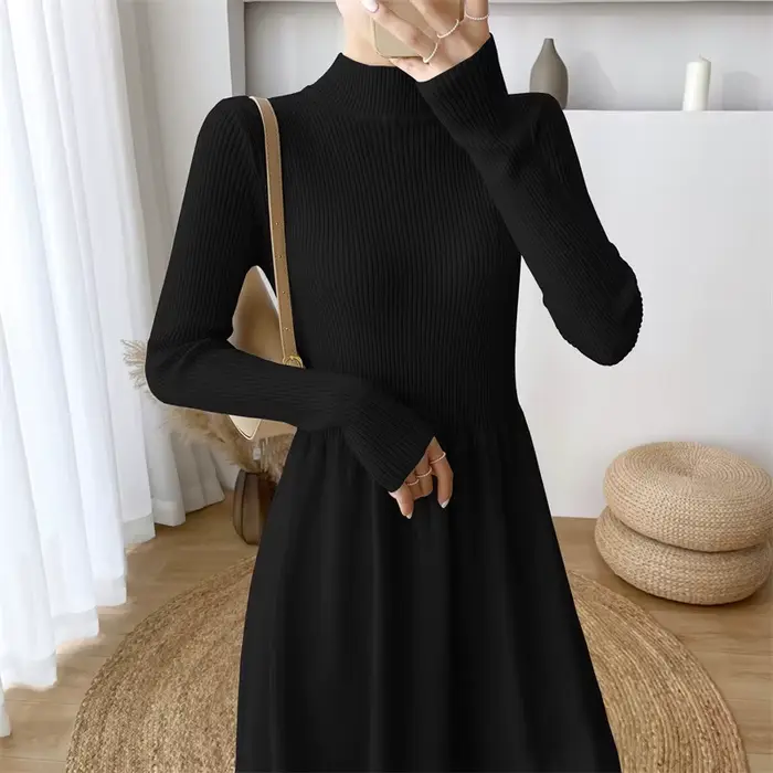 Robe tricotée élégante pour femmes