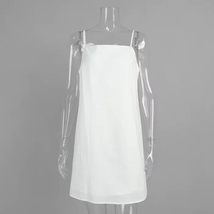 Robe à bretelles style été 2026 Europe et Amérique, nouvelle collection, élégante, décontractée et c