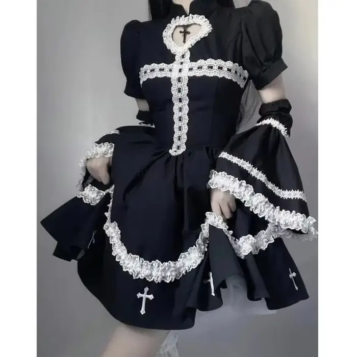 Mini robe noire pour femmes