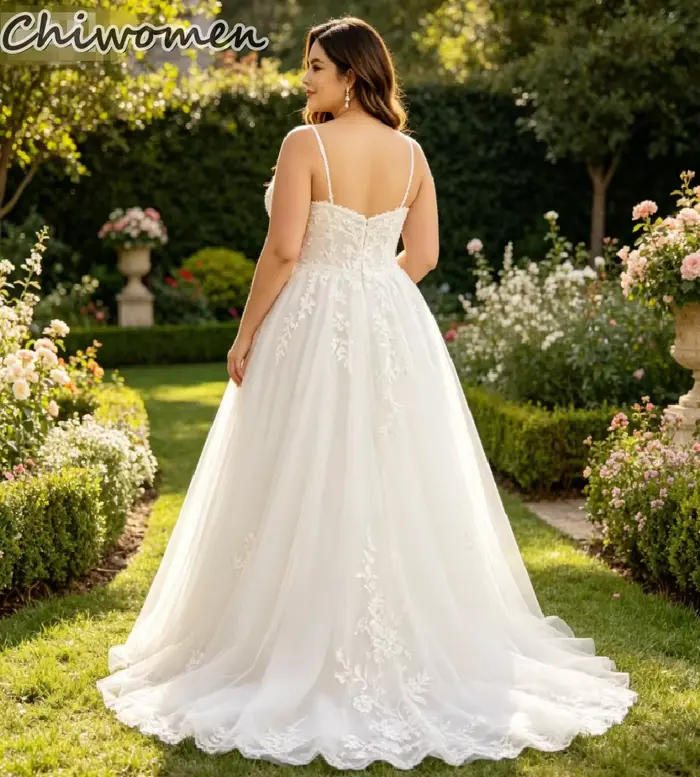 Robe de mariée trapèze pour femmes rondes 2026