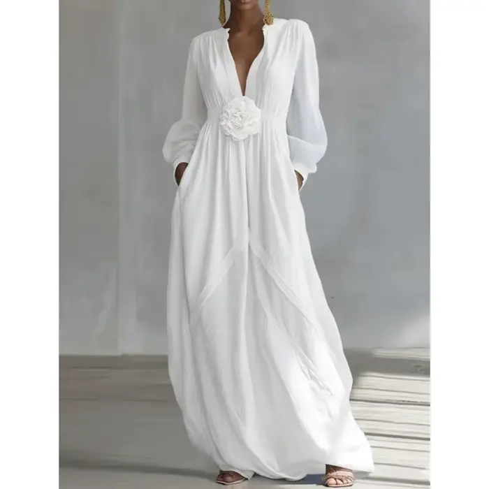 Robe longue bohème pour femme