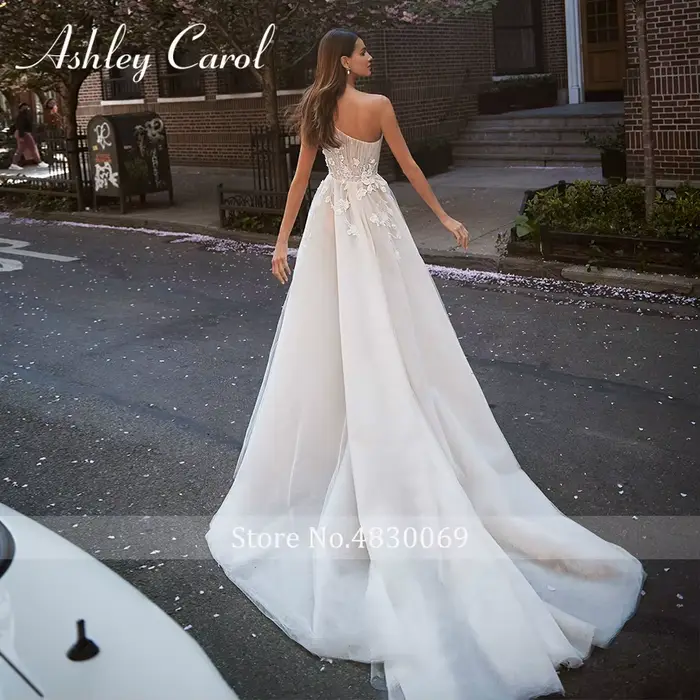Ashley Carol-Robe de mariée bohème pour femme