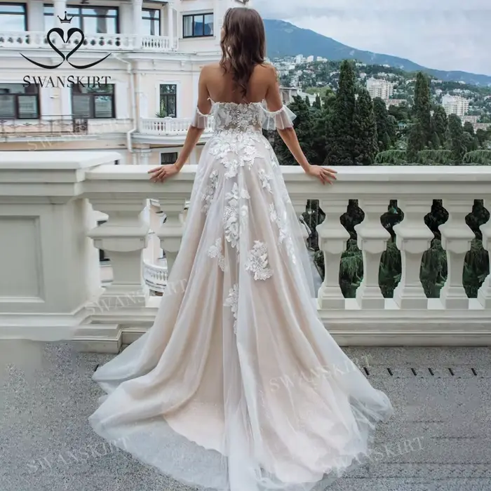 Robe De mariée romantique en dentelle
