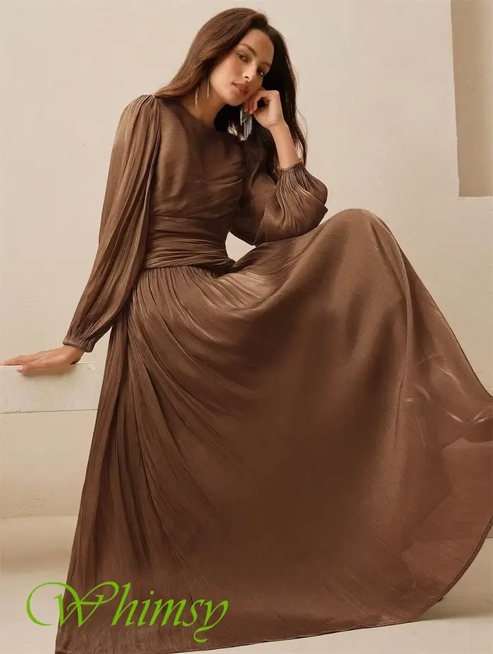 Robe de soirée en mousseline de soie