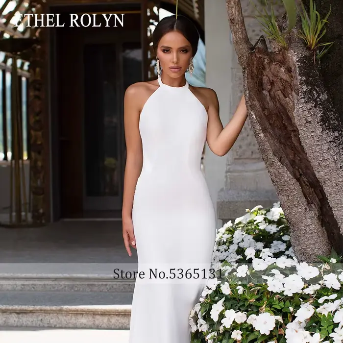 ETHEL ROCirCN-Robe de Mariée Sirène en Satin