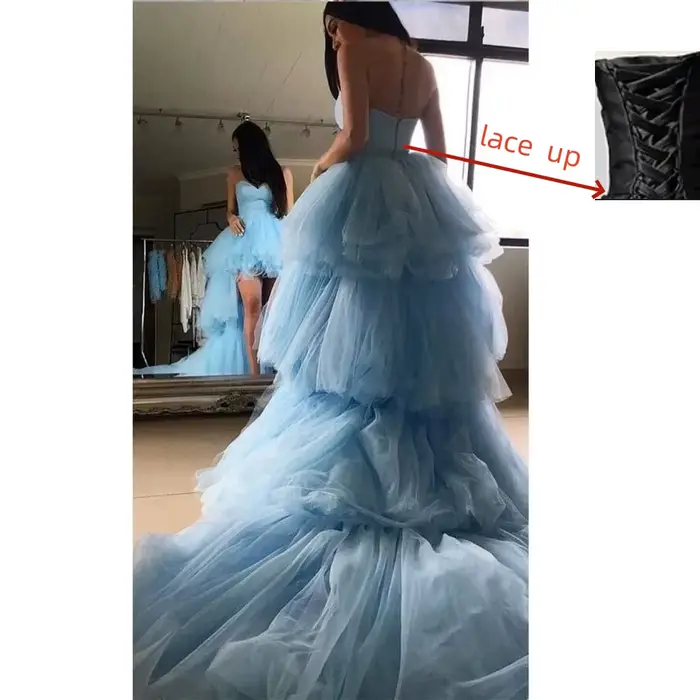Robe de bal haute et basse