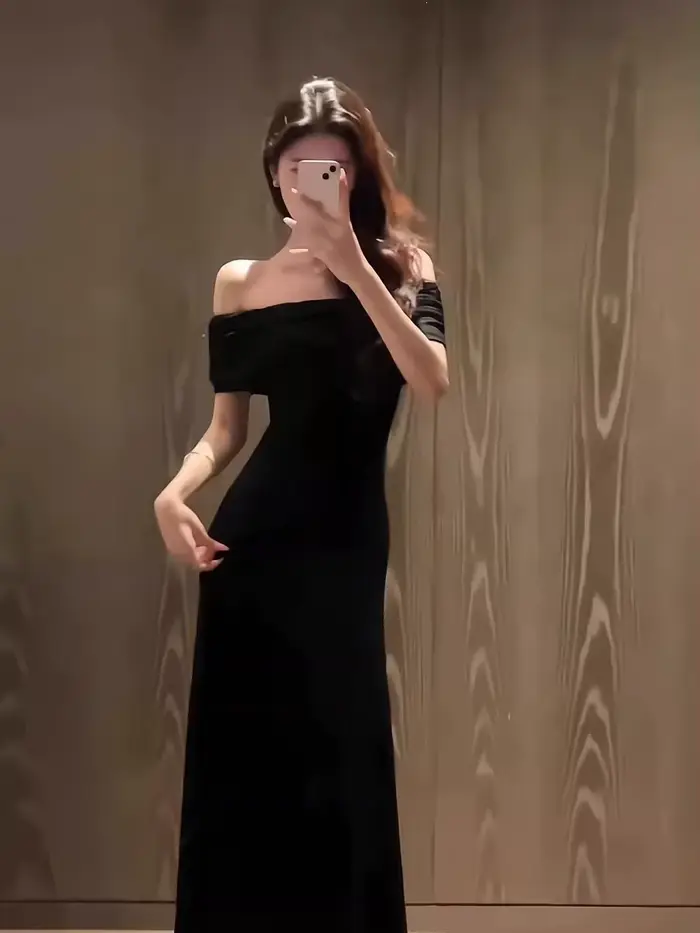 Robe élégante style français pour femme