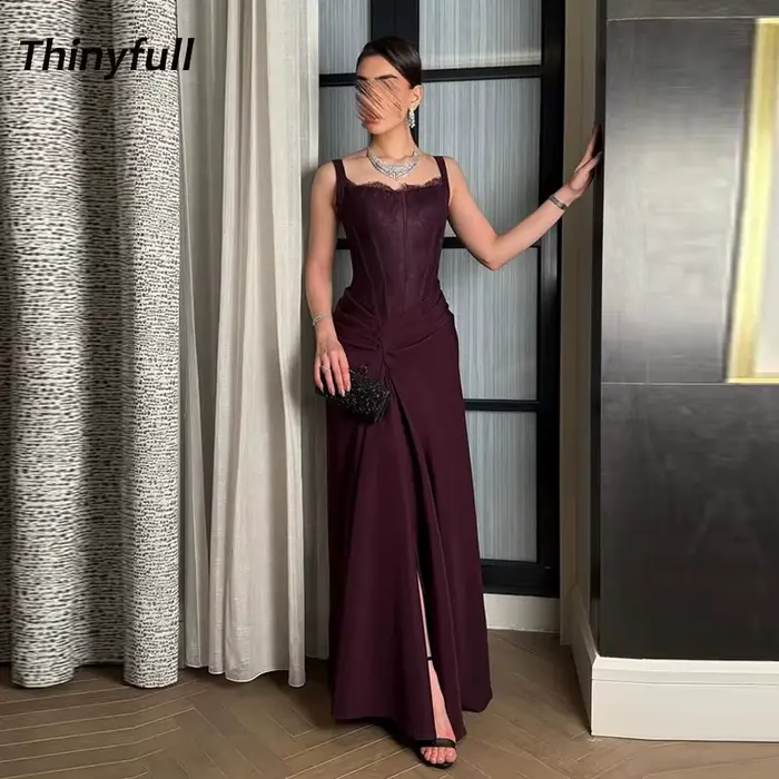 Robe de soirée sirène en satin pour femmes, soirée officielle, mariage, gala, polyvalente en polyester, sans manches, longueur au sol, soutien-gorge intégré, couleurs variées, élégante et moderne