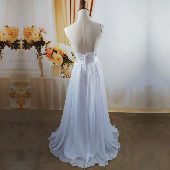 Robe de Mariée Blanche Ivoire Personnalisée