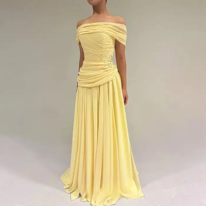 Robe de soirée élégante et chic pour femme, idéale pour les bals de promo, les mariages et les cocktails, collection 2026, robes de bal personnalisables