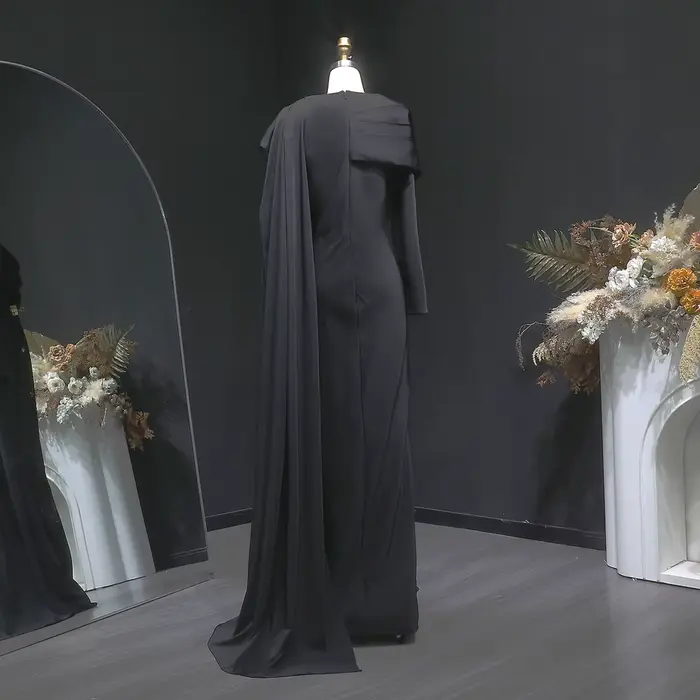 Sharon Said – robe de soirée sirène arabe blanche