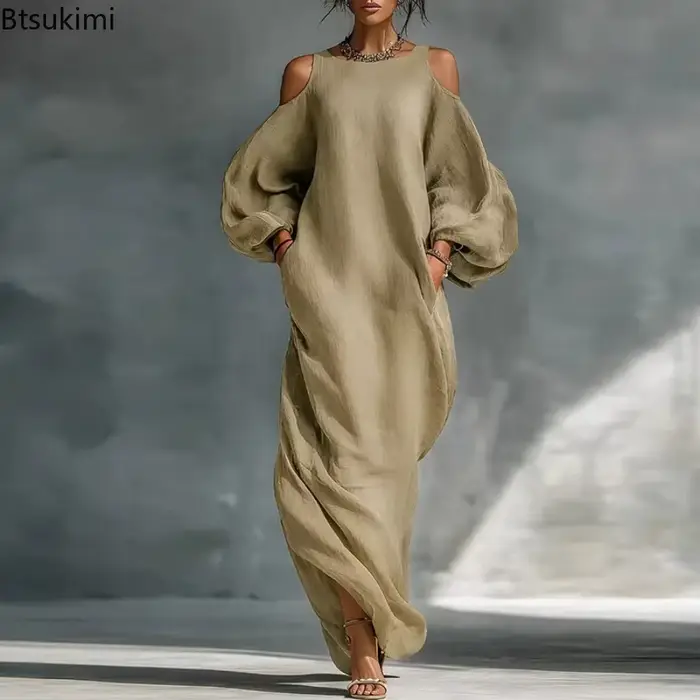 Robe longue bohème pour femme