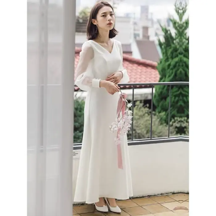 Robe de mariée légère française