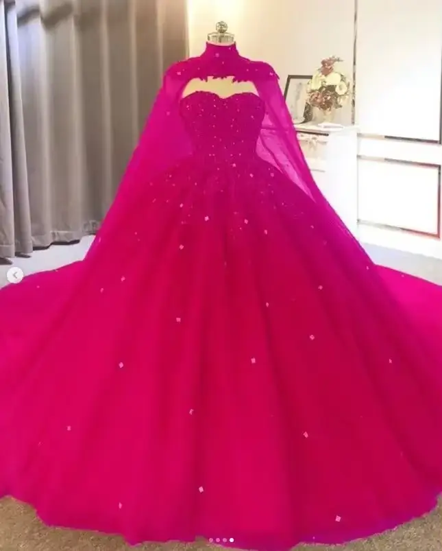 Robe de mariée princesse vintage vert émeraude