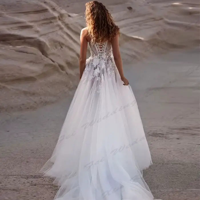 Robes de mariée sirène sexy en dentelle