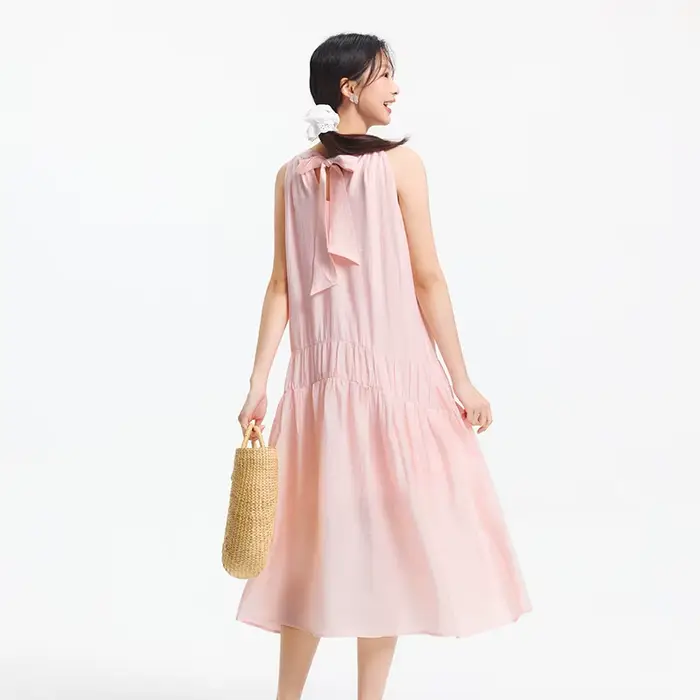 SEMIR-Robe Longue à Deux Voies pour Femme, Tenue de Plage, Dos aux, avec Nministériels d Papillon, p