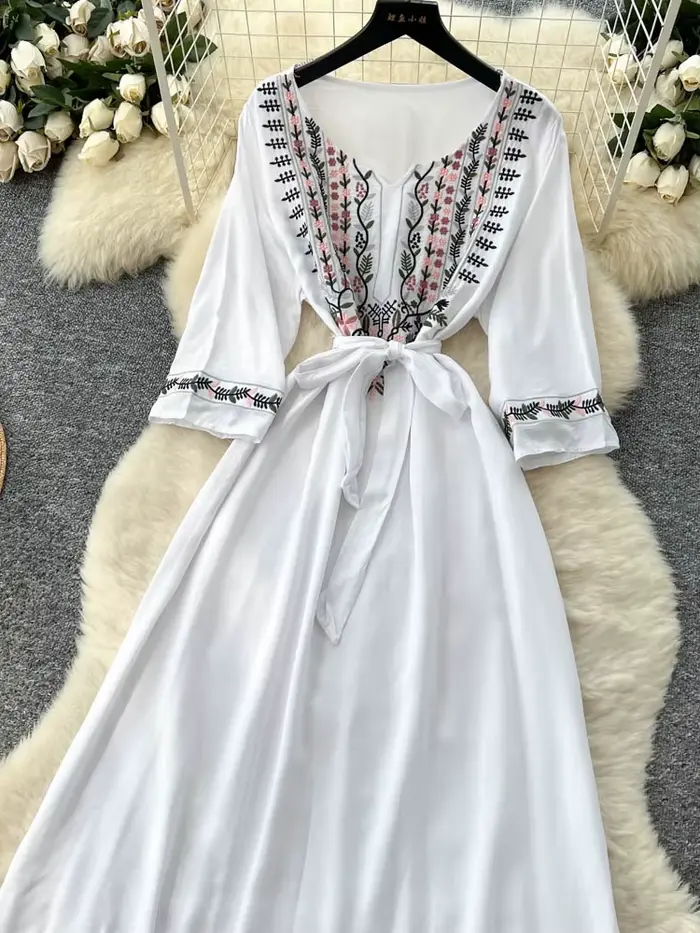 Nouvelle Robe Bohème d'Été pour Femme