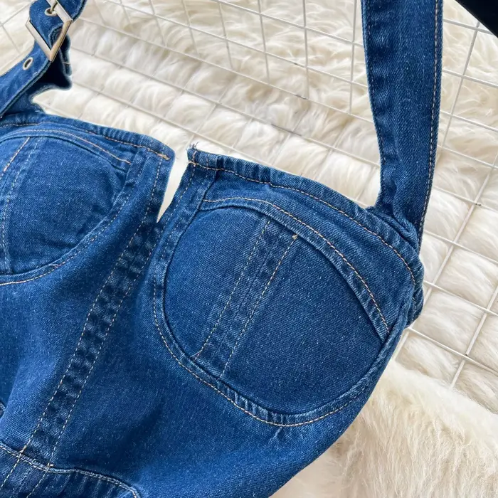 Robe longue en Denim pour femmes