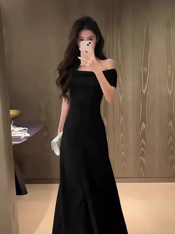 Robe élégante style français pour femme