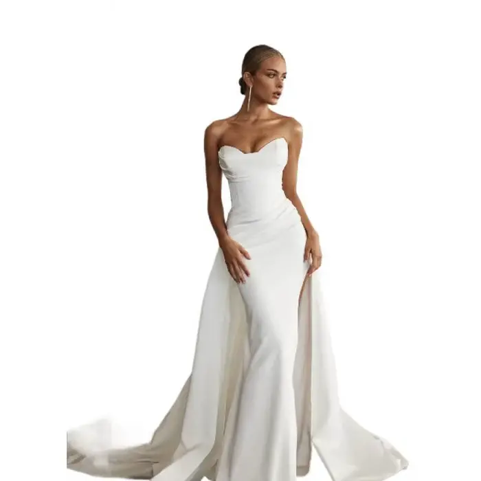 Robe de mariée sirène moderne