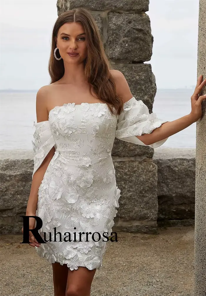 Ruhair – robes de mariée droites et charmantes pour la mariée