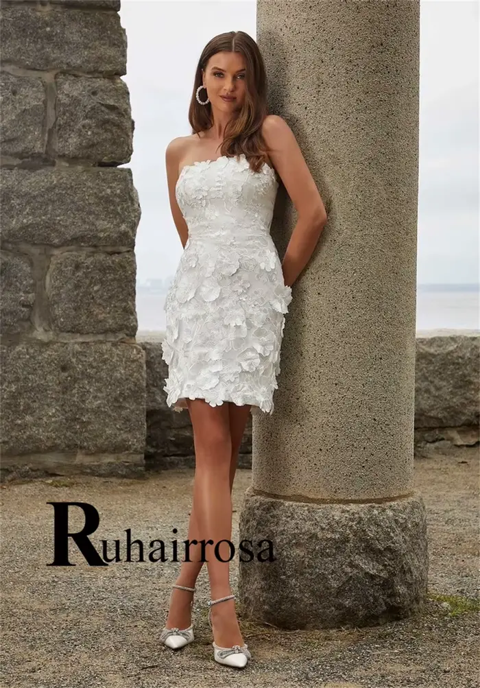 Ruhair – robes de mariée droites et charmantes pour la mariée