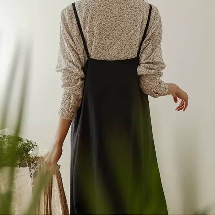 Robe sexy en coton à bretelles spaghetti pour femmes