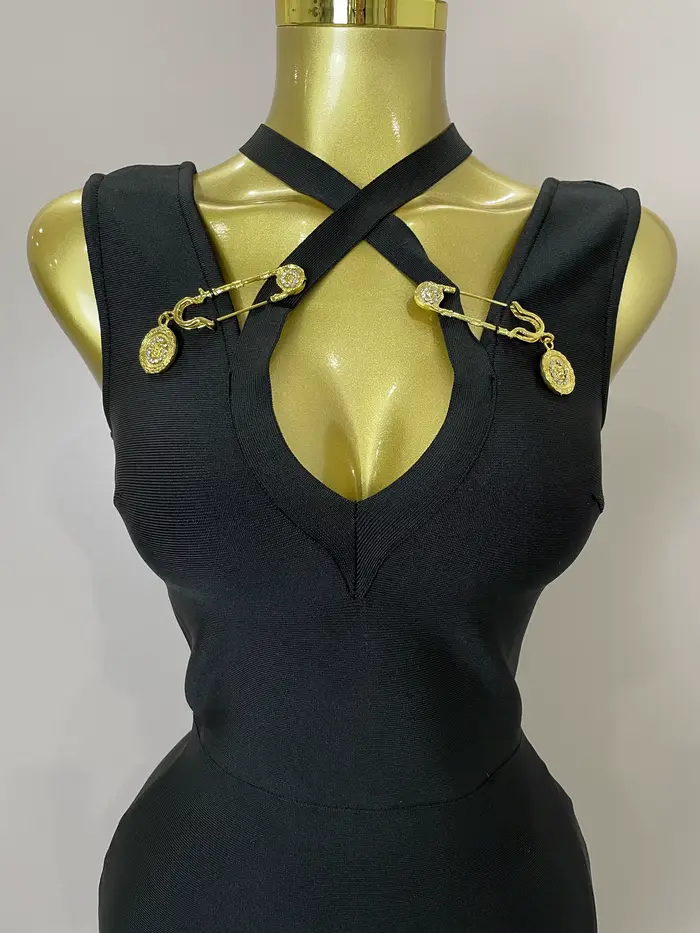 Robe longue sans manches pour femmes