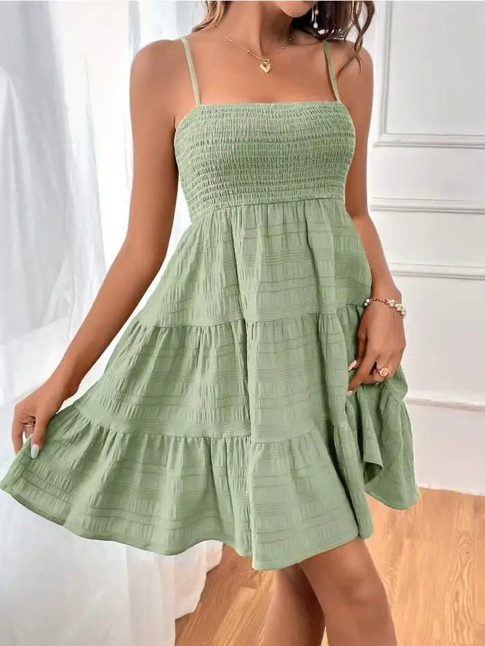 Robes décontractées sans manches à lacets pour femme – Collection été 2026 – Robe longue simple et ample en coton et