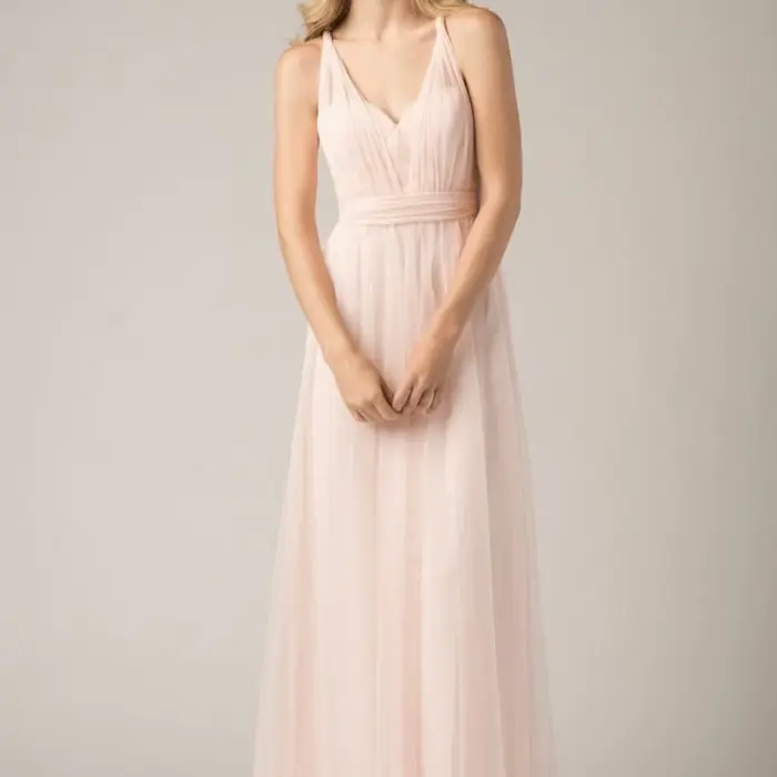 Robes de mariée simples roses