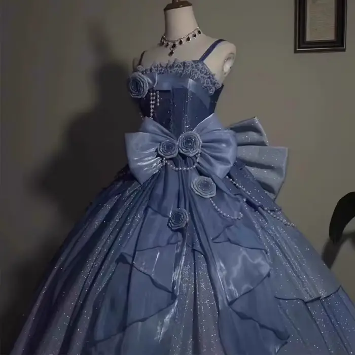 Robe de Princesse Élégante pour Femmes Occasions Spéciales Soirées de Gala Mariages Cérémonies Formelles Bleu Marine Violet Noir Vert
