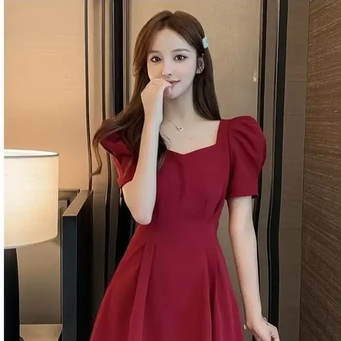Robes courtes rouges pour femmes 2025 noir dos nu femme robe Mini dos ouvert vêtements Xxl été esthétique mode Promotion vente X