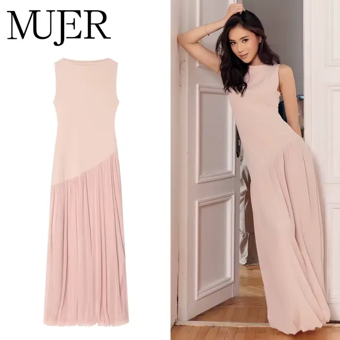 MUJER Robes longues en tulle pour femmes