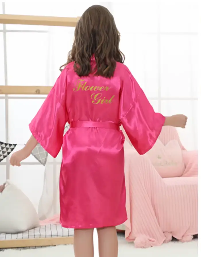 Robes en Satin soyeux pour filles