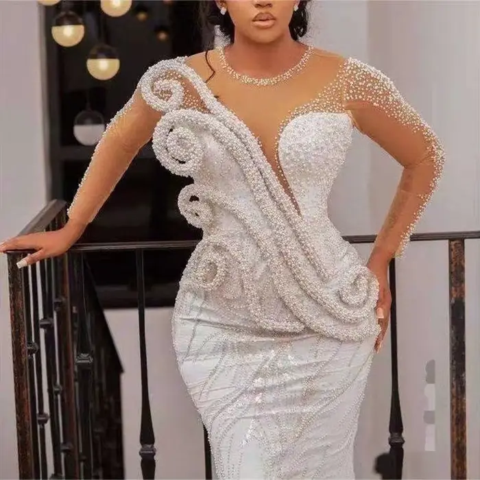 Robe de mariée sirène de luxe 2026