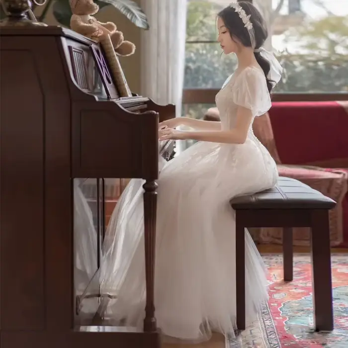 Robe de mariée légère française