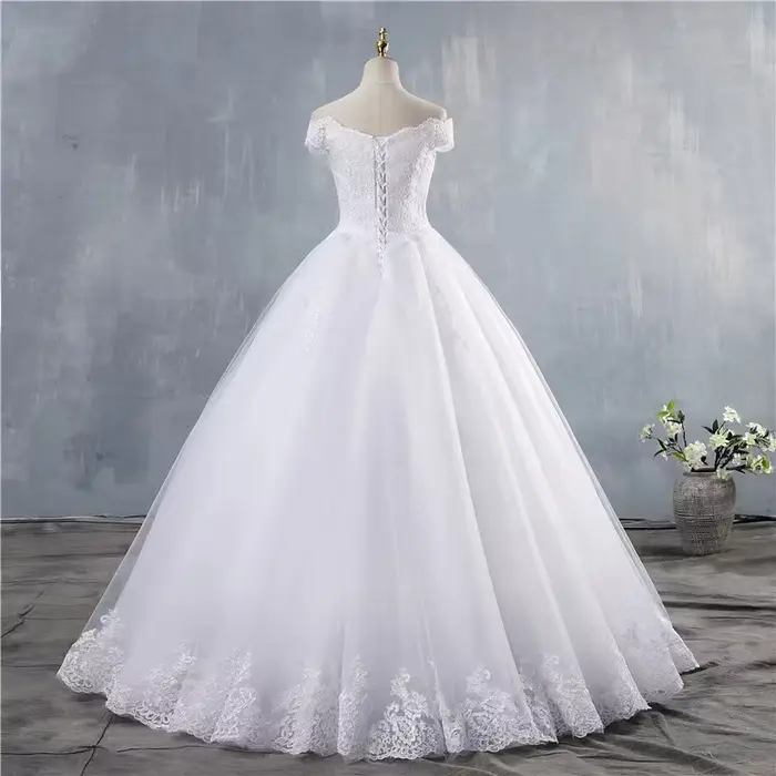 Robe de mariée blanche européenne