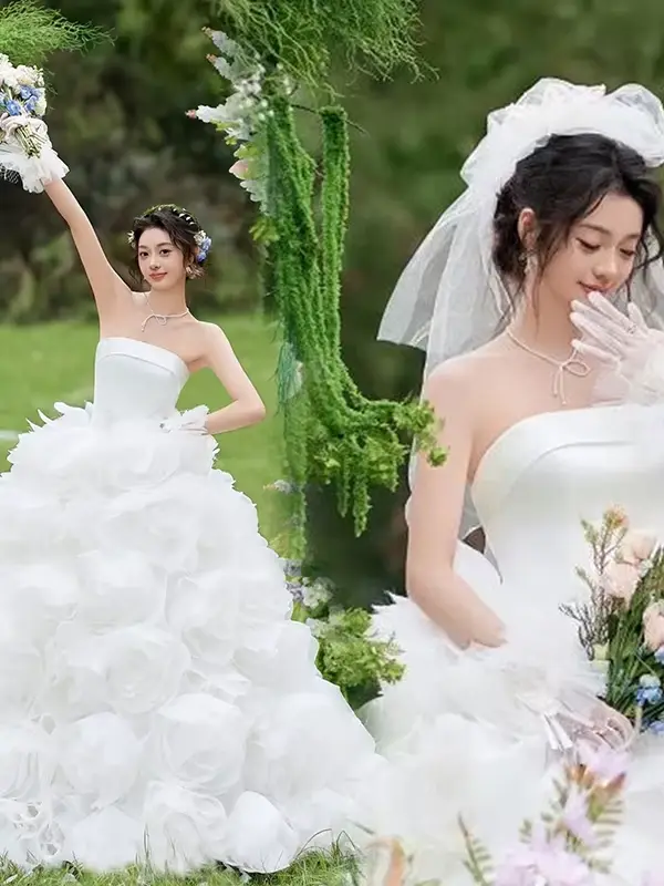 Robe de mariée princesse fugitive