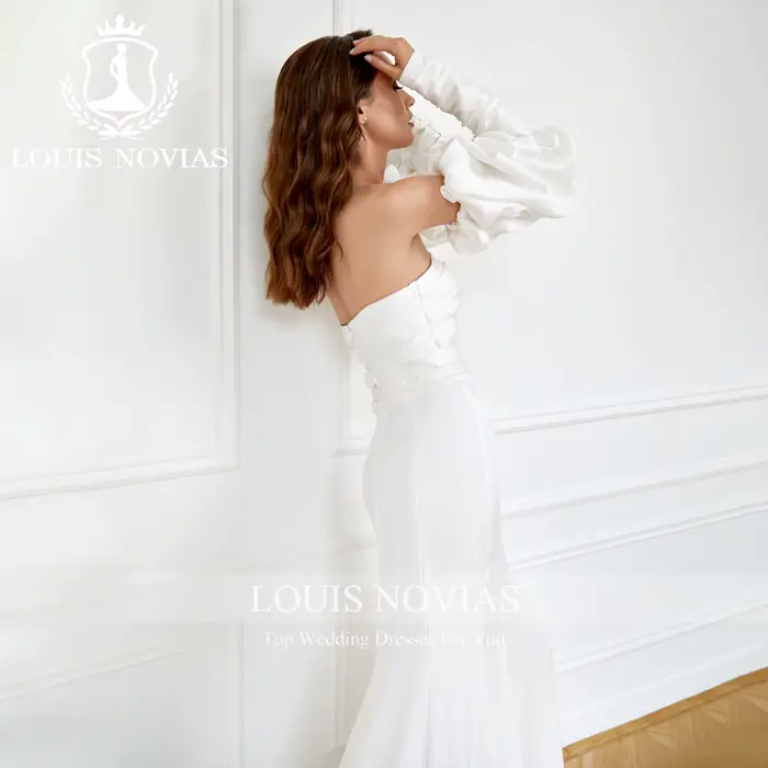 Modiis-Robe de mariée sirène sexy avec ceinture